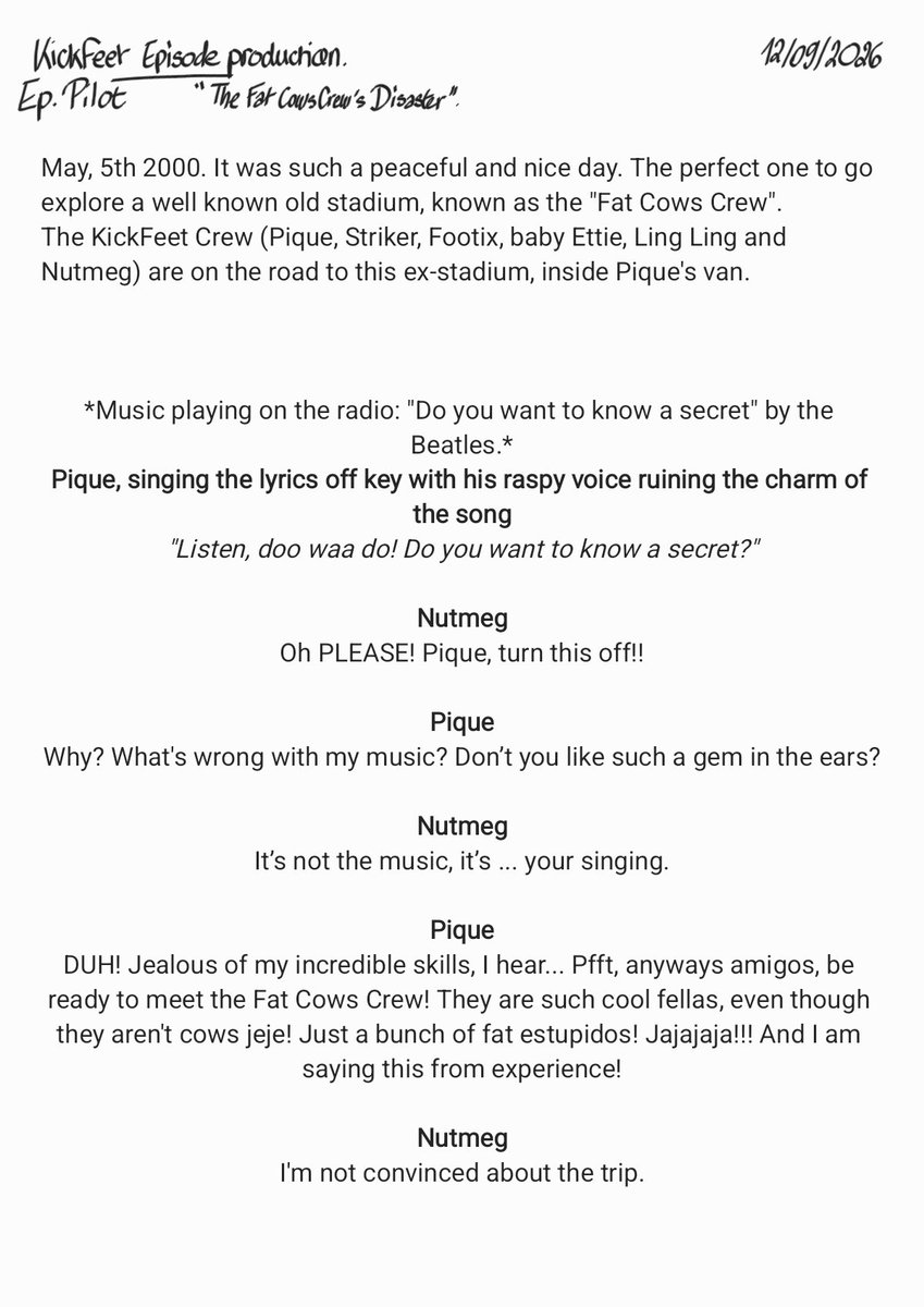 cicigugu9006's tweet photo. Some Kickfeet stuff (more in replies) (part 1)
Pilots writing https://t.co/ubp6wnpVL9