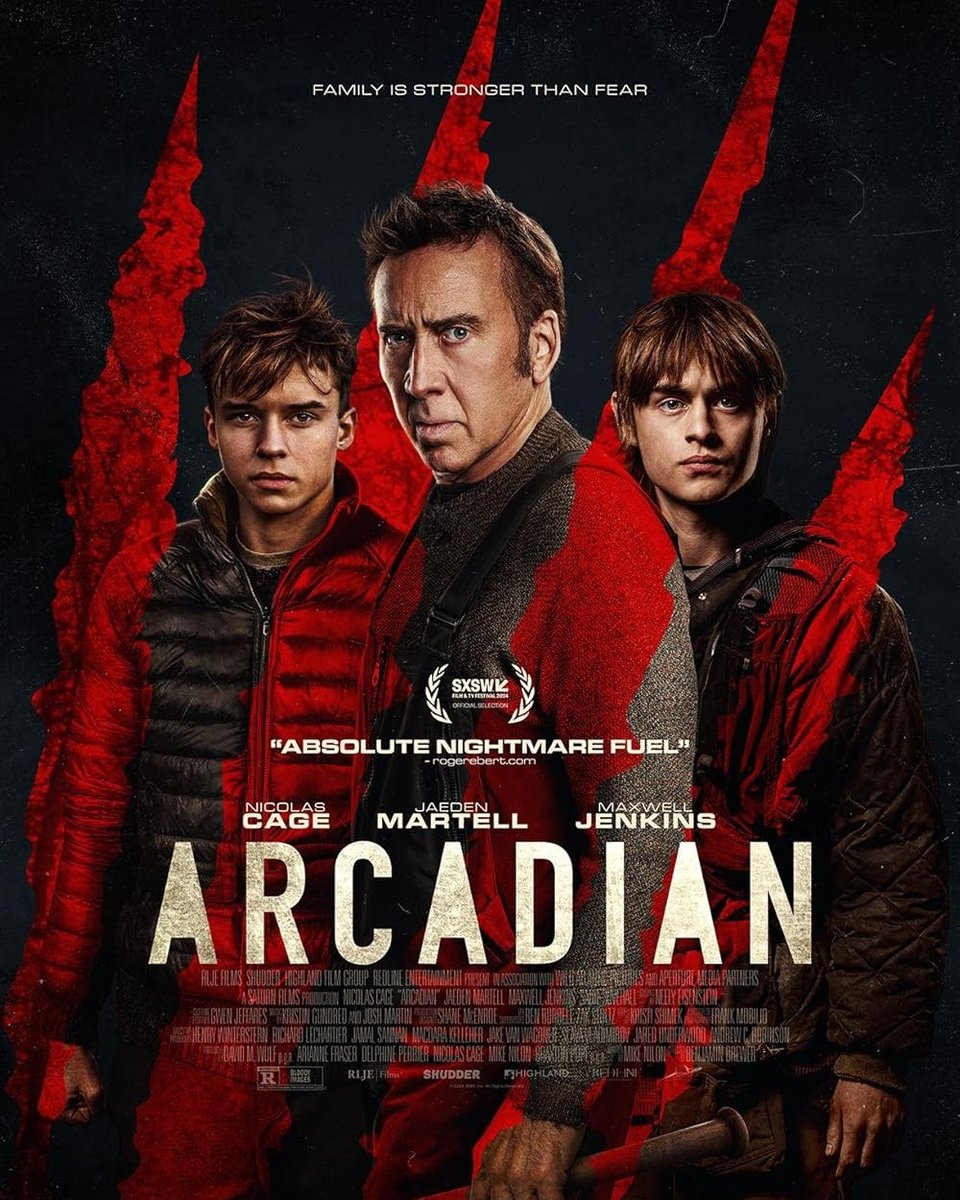AlbertineWefj's tweet photo. Arcadian – Sie kommen in der Nacht. Direktor: Ben Brewer
Darsteller: Nicolas Cage, Jaeden Martell, Maxwell Jenkins, Sadie Soverall, Samantha Coughlan, Joe Dixon
Jahr: 2024
Story
In einer dystopischen Zukunft mit nur noch wenigen Menschen kämpfen https://t.co/jt5p0VHwN1