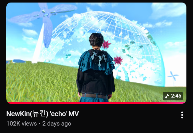 newkinbase's tweet photo. 🏆 . * newkin's Echo MV has reached 100k views on youtube (´⊙ω⊙`)! 

> congrats to our prin, juha, and dain who've worked so hard to achieve this milestone!

#뉴킨 #NewKin #LOGINERROR #NewKin_STAGE1 https://t.co/YuWCqN3eyF