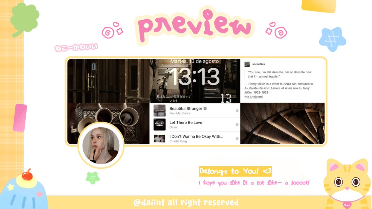 daiint's tweet photo. help repost? thank you!

hai.. aku mau GIVEAWAY 4 layout ini free karena sudah capek keep. :3 untuk yang mau langsung pakai aja yaaa! ⭐ reply mau yang manaa, nanti aku pick tyyy.  🩷

#bealanja https://t.co/xvXj4rq1YT