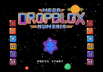 retroataque's tweet photo. Inspired by  @MXRetroDev (thank you, Mauro!) &amp; @masterlinkueibr, I finally made my first SEGA Mega Drive / Genesis game! 🎮

A 40-year dream come true. ❤️

A puzzle game inspired by Tetris, Columns, Magical Drop &amp; 2048.

Meet Mega Dropblox: Numeria! ✨ https://t.co/D0pbLPqYO7