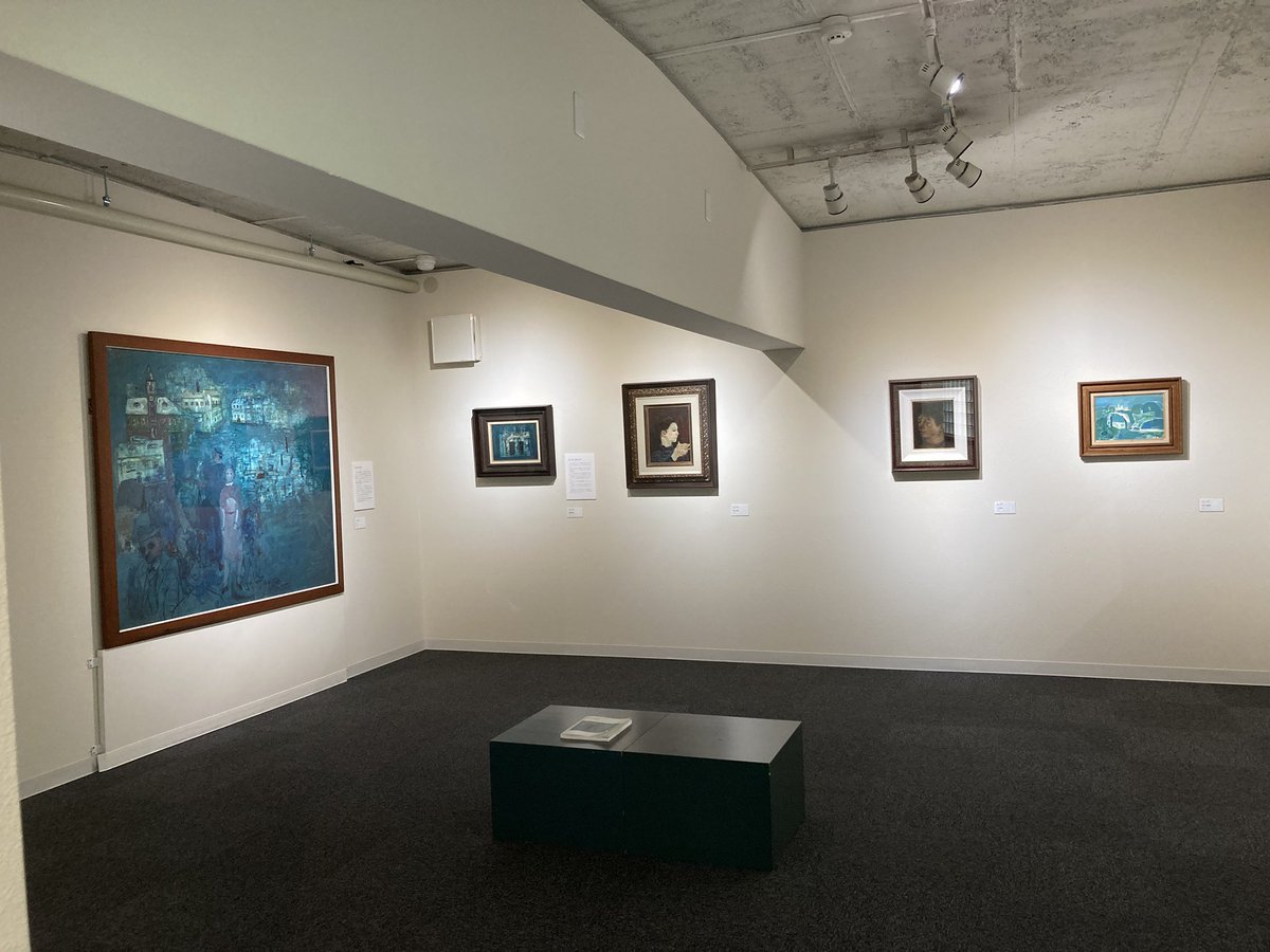 passionLJK's tweet photo. いま、美術館にいるんだけど展
桐生市　大川美術館　最終日

コレクション展では
黄金テンペラの模写作品

ミロやエルンスト瑛九、
デュシャン、マグリット

ポスター展で亀倉雄策コーナー

盛りだくさんでした♪

#いま美術館にいるんだけど 
#大川美術館 
#松本竣介
#唐澤龍彦 
#亀倉雄策 https://t.co/gO55MsOTzr
