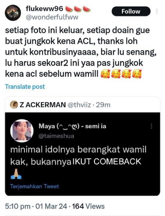 Viey_Taehyung's tweet photo. Hai apa kabar @wonderfulfww karmanya benar2 wonderful ya? 
Congrats 👏 https://t.co/SEDSNdS6Fo