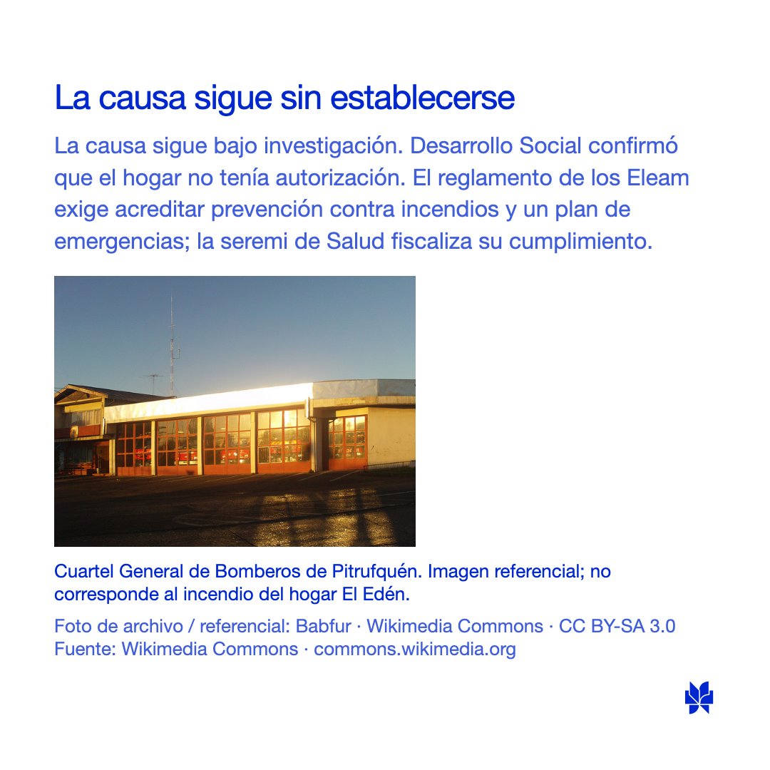normaticacl's tweet photo. Dieciséis adultos mayores murieron en el incendio de un hogar privado en Pitrufquén. Había 26 residentes y una cuidadora sin certificación de salud. Desarrollo Social confirmó que el recinto no tenía autorización.
https://t.co/LycaLuIQVz https://t.co/Ngv18iCIDR