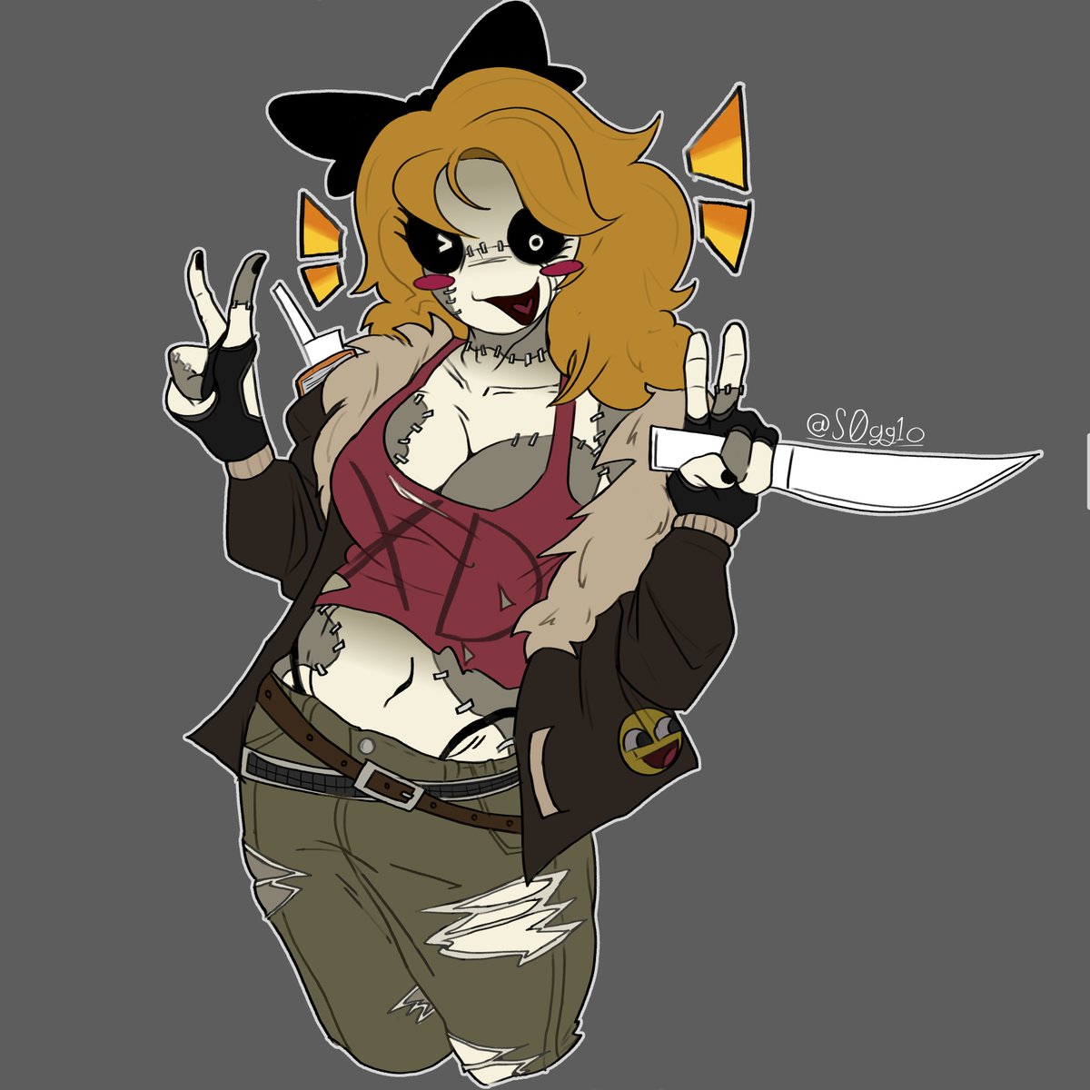 S0gg1o's tweet photo. Retake of Derpina / XD Slasher cuz I didn't like the last one. #Forsaken #Forsakenfanart #Forsakenroblox #Slasher https://t.co/bN4KVusvLe