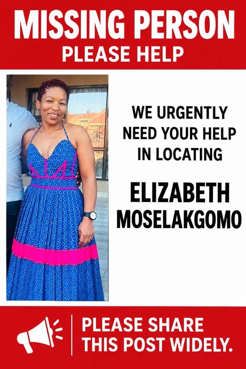 LeratoPillayZA's tweet photo. MISSING PERSON ALERT 
She went missing while jogging on Wednesday evening. Please contact Laerskool Kempton Park if you have any information. 🙏🙏🙏 https://t.co/quQIbEaPmZ