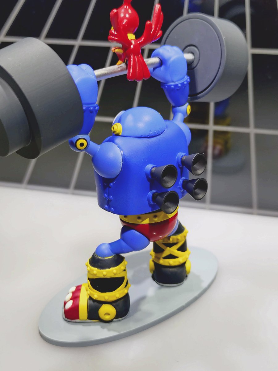 MAXTAX_MS07B's tweet photo. 幸せの赤い鳥🪽を運んで
バーベルロボ🏋️完成✨
思ったよりボリューミーなキット😊マッチョですね〜
金メダル🥇を狙っていこう💪
#ZRAME #ロボダッチ https://t.co/IAmJBDTchy