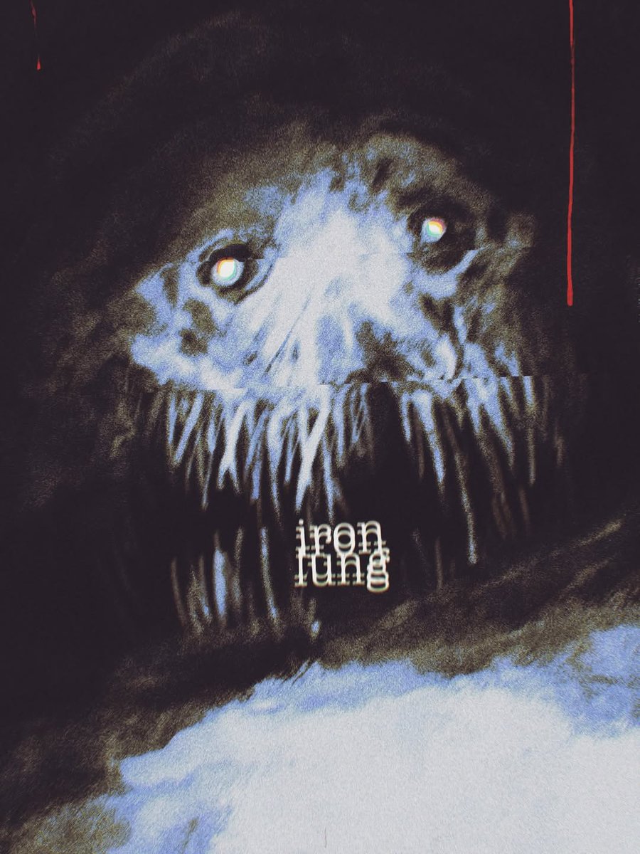 bryan_filth's tweet photo. I was able to catch IRON LUNG in the theatre last night, and I’m really glad I did. A wonderful DIY indie horror that offers glimpses of an ambitious world beyond the edges of the frame. It’s not afraid of long sections devoted to building tension, e... https://t.co/ihIsDHdIVV