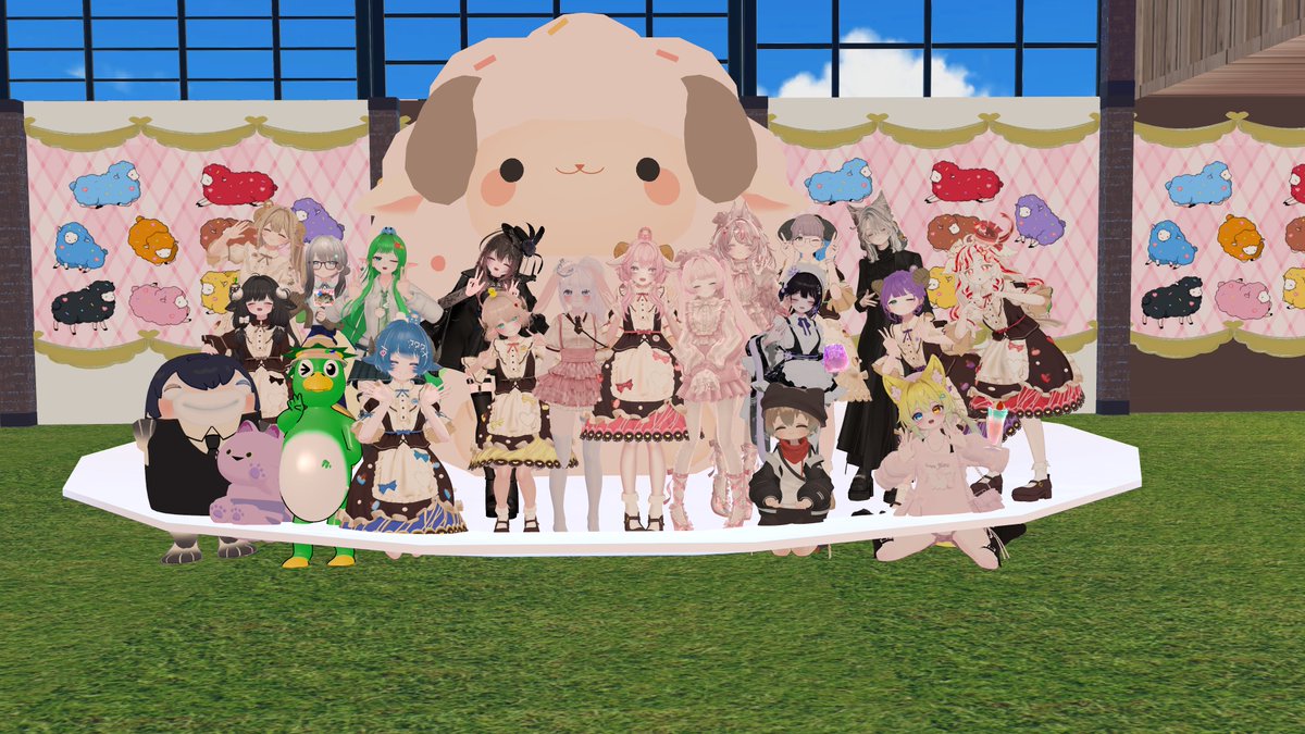 SheepCafe_VRC's tweet photo. 昨日はし～ぷかふぇご来店ありがとうございましたメェ🐑
一部も二部もとても賑わっていて楽しいお時間でしたメェ🐑
初めて来てくれたお客様もいつも来てくれるお客様もし～ぷかふぇに来てくれてありがとうメェ🐑
またお待ちしております🍸★🌟✯
#し～ぷかふぇ https://t.co/Z3QIrTfXza