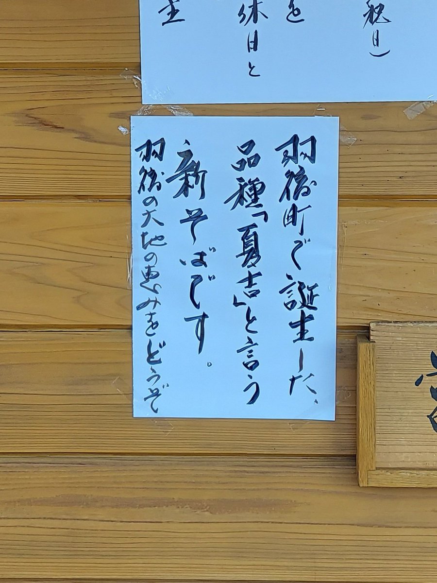 hogeemogee's tweet photo. 時々無性にこのかき揚げ蕎麦が食べたくなって西馬音内まで来てしまう https://t.co/cEM9djkhdp