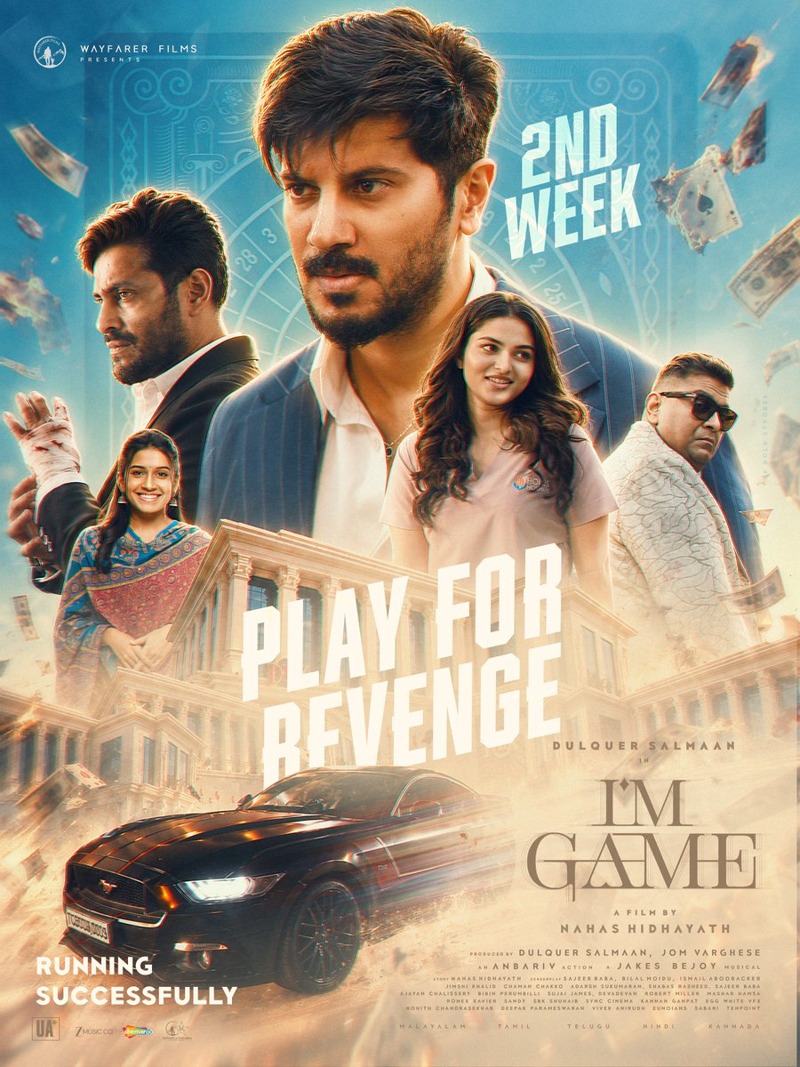 DQsWayfarerFilm's tweet photo. Pure visual madness crafted for the big screen. Don't miss I'm Game—book now on BookMyShow! 🎬 https://t.co/6VfoPpiBvR