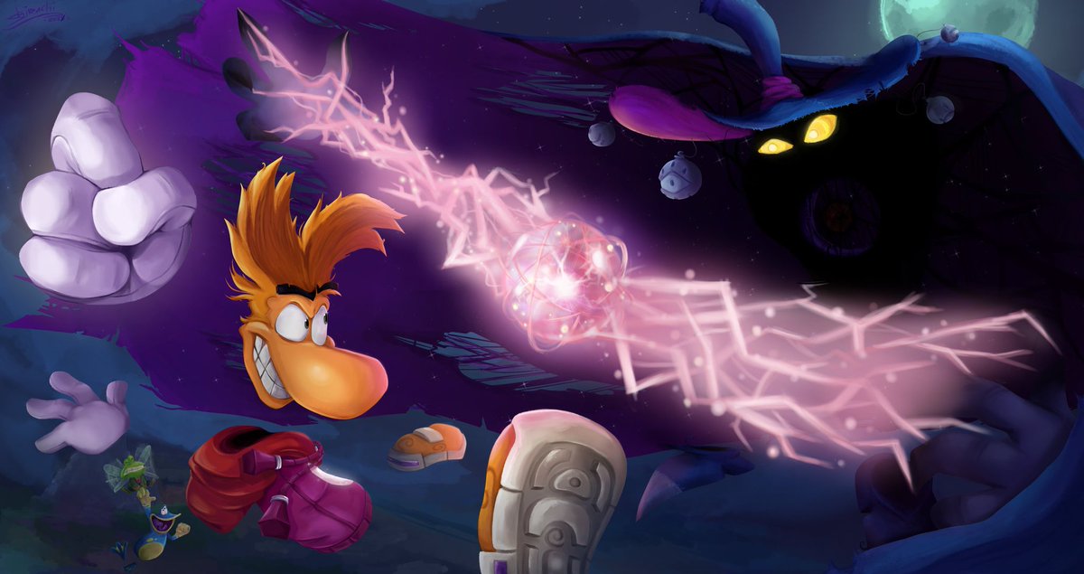 ShirachiTweets's tweet photo. Running back some classics #Rayman #Rayman31st https://t.co/XjYH0uaXwP