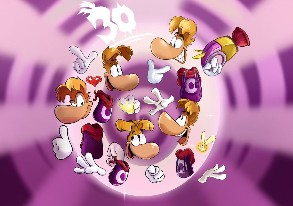 ShirachiTweets's tweet photo. Running back some classics #Rayman #Rayman31st https://t.co/XjYH0uaXwP