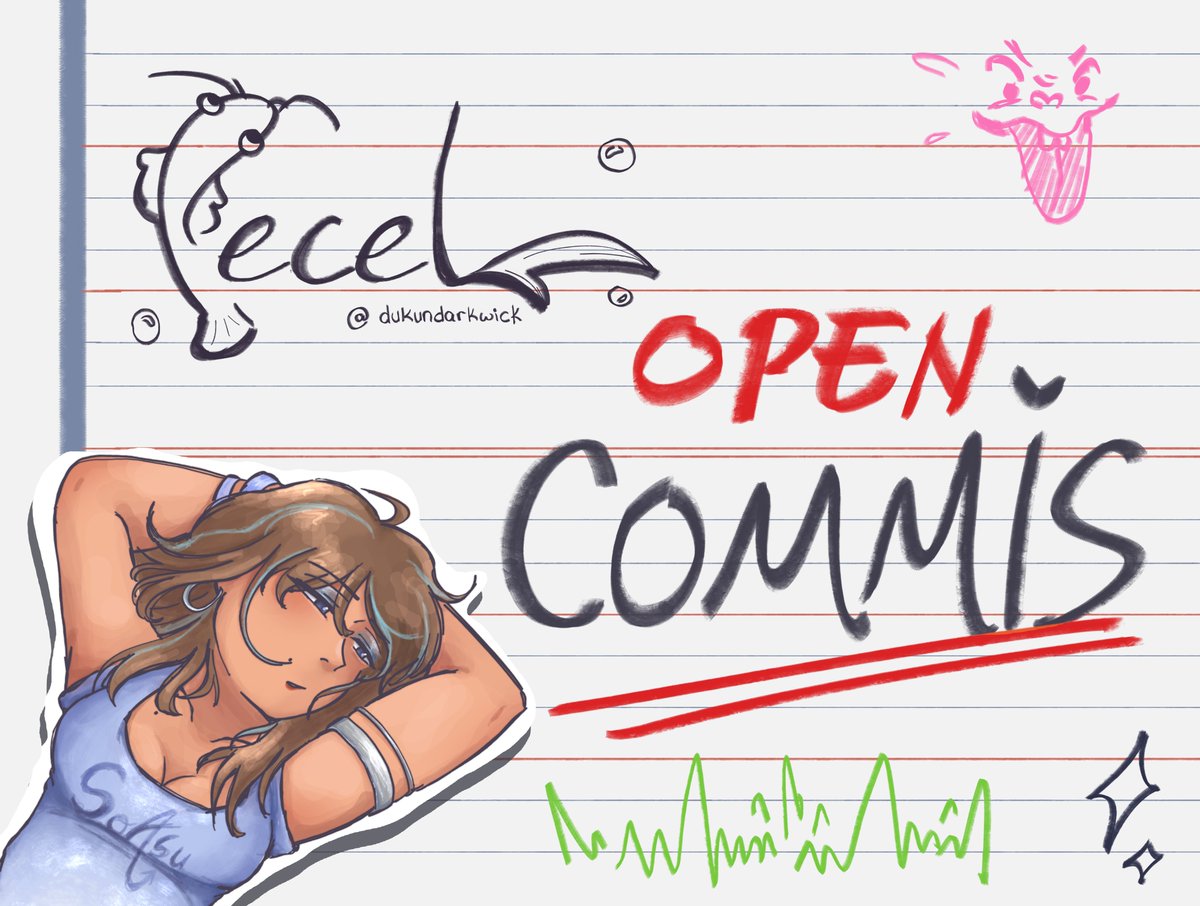 dukundarkwick's tweet photo. LIKE &amp; SHARES APPRECIATED ‼️

Perdana Pecel buka komimir RENDERED SKETCH 🥵‼️ 

Karena masih pemanasan, aku buka 3 slot dulu dengan harga dan ketentuan di bawah, ya! 

Silakan ketuk DM aq atau kirim pesan ke Discord (searanami) untuk diskusi lebih lanjut :3c

#opencommission https://t.co/LP4XYdlDEM