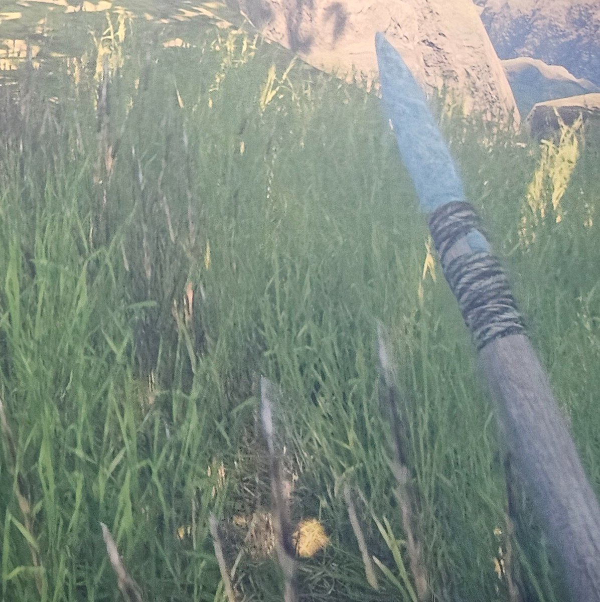 paleochristcon's tweet photo. What do you think of this spear I made? https://t.co/B4dGbhl7Lk