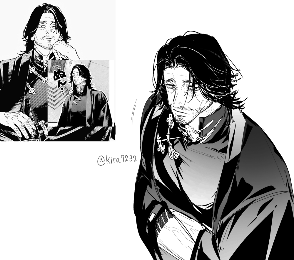 Kira7232's tweet photo. Some uncle fanart doodles part.2 https://t.co/y7jQDawmKS