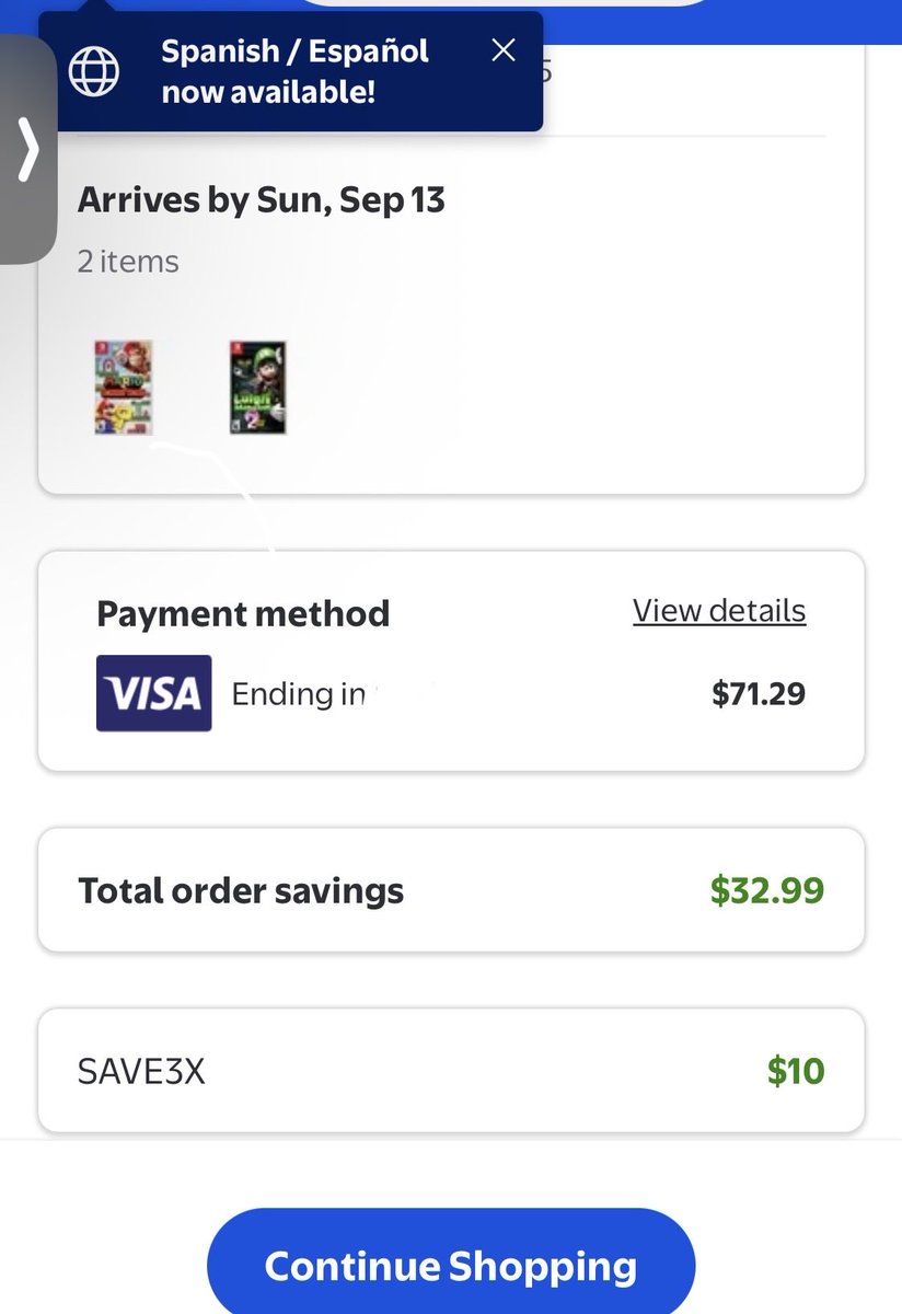 DrewCast64's tweet photo. @Wario64 Thanks @Wario64 just picked these up for the backlog and used that SAVE3X code for additional $10 off https://t.co/TyQQIoyULv