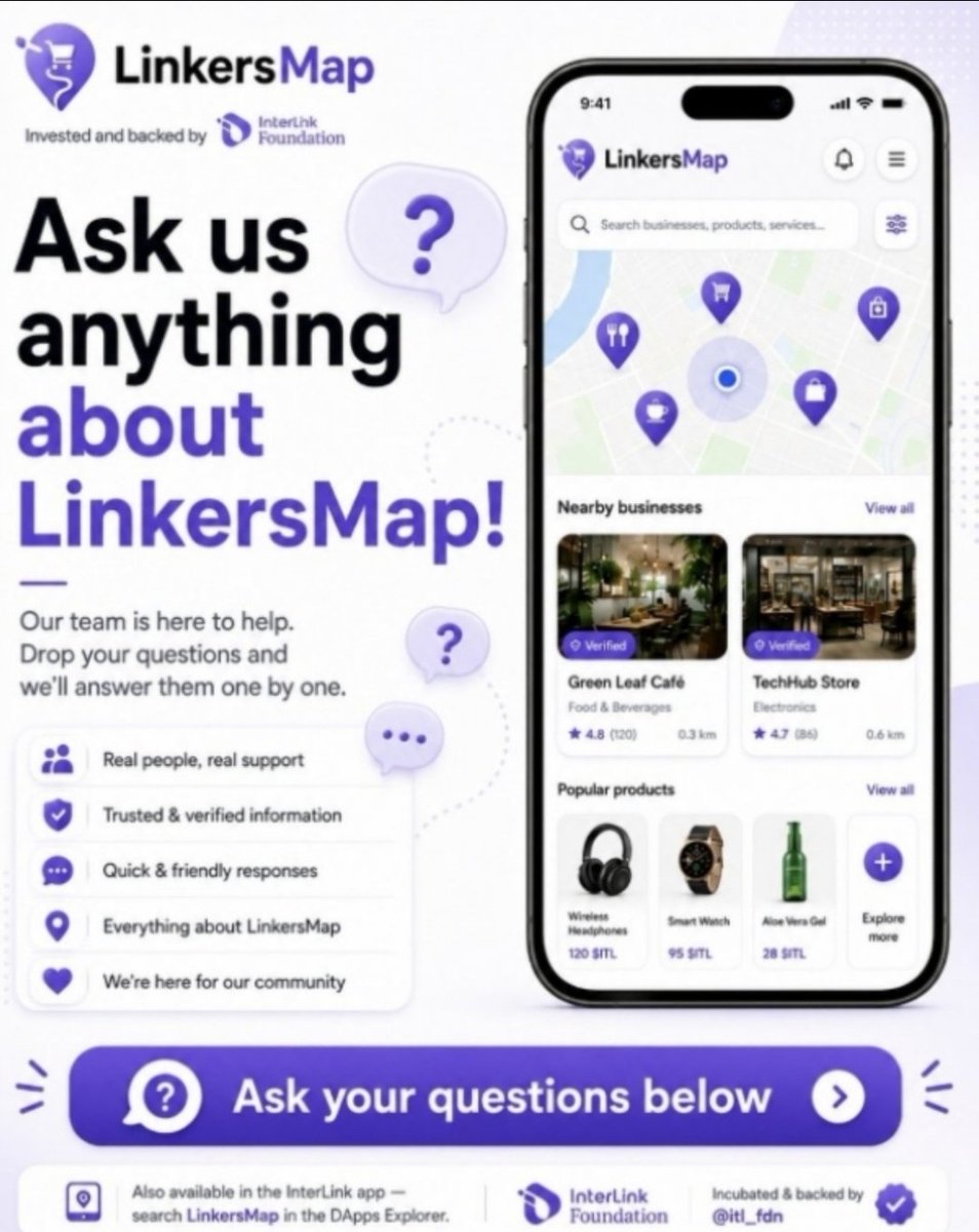 LinkersMap's tweet photo. As LinkersMap @LinkersMap gets closer to opening for business, we will be answering your questions daily over the coming days.

Have a question about LinkersMap or something you would like clarified? Ask us in the comments below, and we will do our best to answer.

@Dr_Picoin https://t.co/lAXdXqwch5