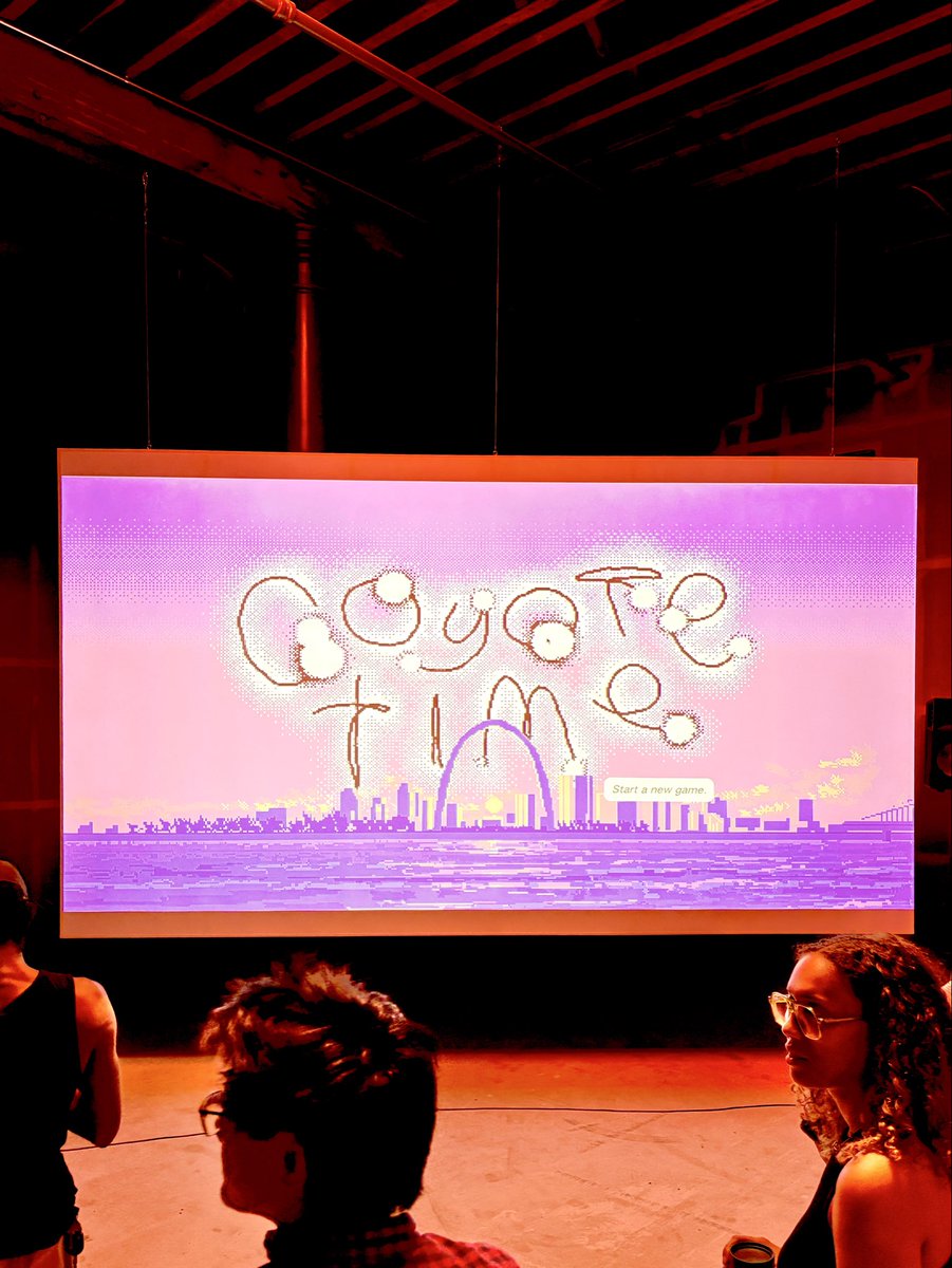 patternbase's tweet photo. What a treat to hear Alice Bucknell talk about their game, Coyote Time 💜 https://t.co/TC6emAMud9