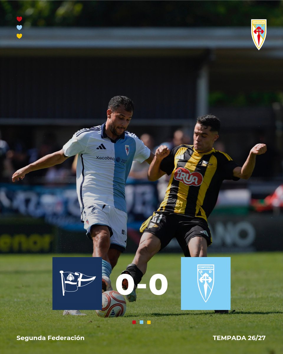 SD_Compostela's tweet photo. 🔚 FINAAL
@clubportugalete 0️⃣-0️⃣ COMPOS
Primeiro punto da tempada, nun campo complicado! A por máis!!
📸 @nacho_castano_
#PortuCompos https://t.co/NyHWmuNEF2