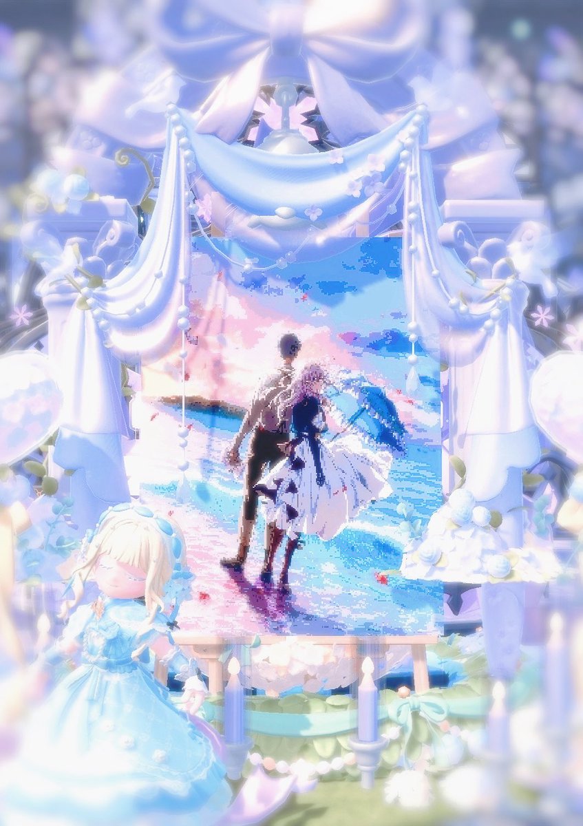 _lqpi_'s tweet photo. そのまま飾るのは味気なかったので装飾ちょちょっと作った🤍ꕀ⋆ https://t.co/LTL7gti98n