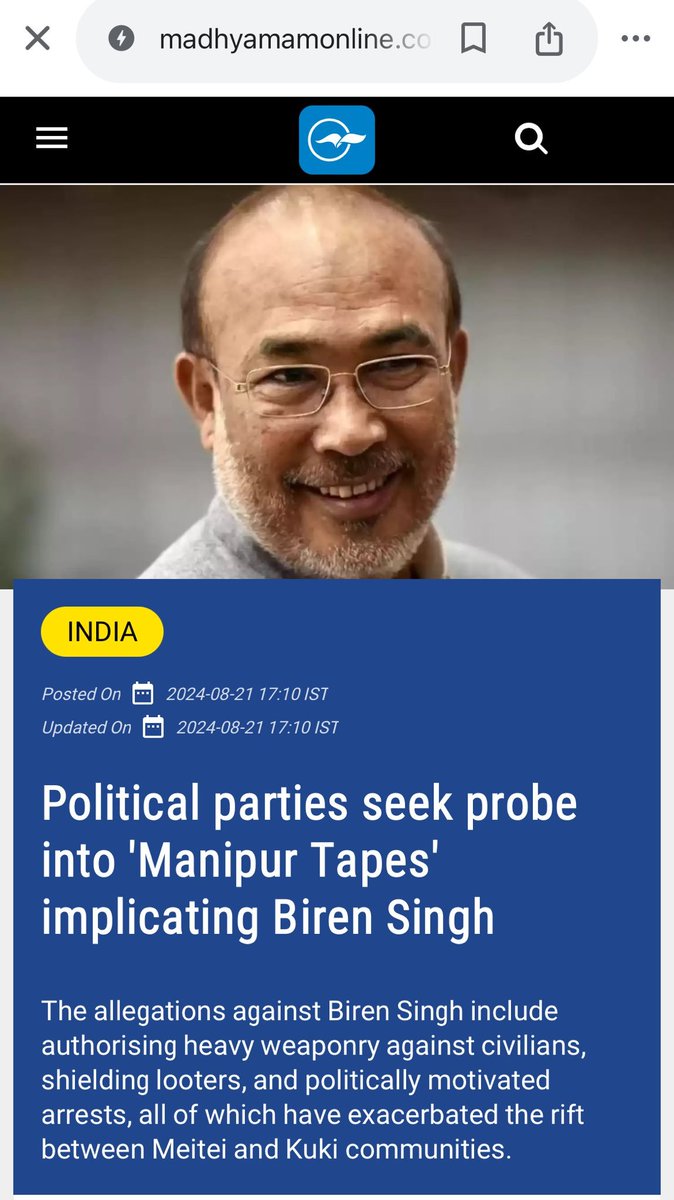 PaulMate6's tweet photo. @indSupremeCourt
Hon’ble Supreme Court of India, we respectfully urge you to bring the N. Biren Singh viral audio issue to a clear forensic conclusion.

If NFSU can determine that the audio was “edited, cut or manipulated,” then serious questions remain:

Which part was edited?
Where was it cut?
What exactly was manipulated?
And most importantly—WHOSE VOICE IS SPEAKING?

“Edited” does not automatically mean “fake,” and editing is a separate forensic question from speaker identity.

Compare the questioned voice with authenticated voice samples of N. Biren Singh and let forensic evidence establish the answer.

If it is not his voice, establish that scientifically.
If it is his voice, establish that scientifically.

We are not asking for guilt or innocence to be decided through social media.

We are asking for due process, forensic clarity and a definitive answer.

SUPREME COURT OF INDIA: PLEASE LET THE VOICE BE TESTED.

Let the evidence speak. Let the truth be established.

#NBirenSinghAudioIssue #SupremeCourtIndia #VirtualProtest #JusticeForKukiZoI