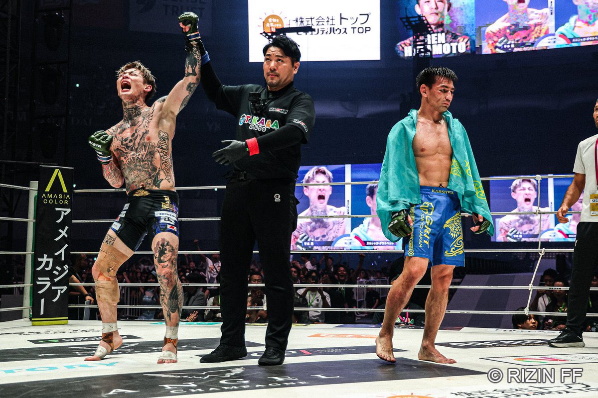 DKarshiga's tweet photo. Hello, friends! I am not blaming the league or Hiromoto for my defeat. Like me, he is an athlete, and he did his job; I have nothing but respect for him—athlete to athlete. My claim that I didn't lose is simply my own opinion—I stated it, and that’s that! We’ll keep working !!! https://t.co/4w4EBXVR7n