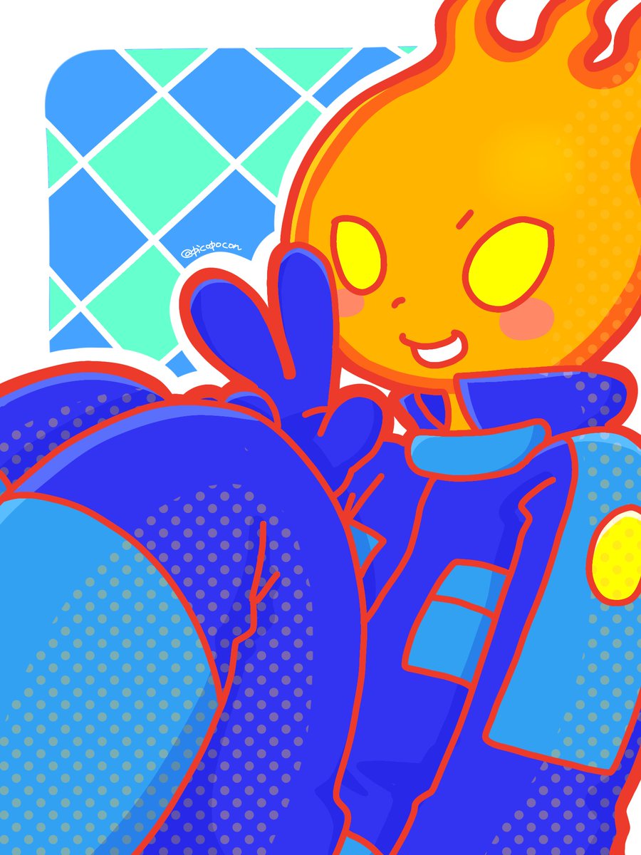 picopocon's tweet photo. ハヤタ🎂 #popn_art https://t.co/kuxGl6Nqvs