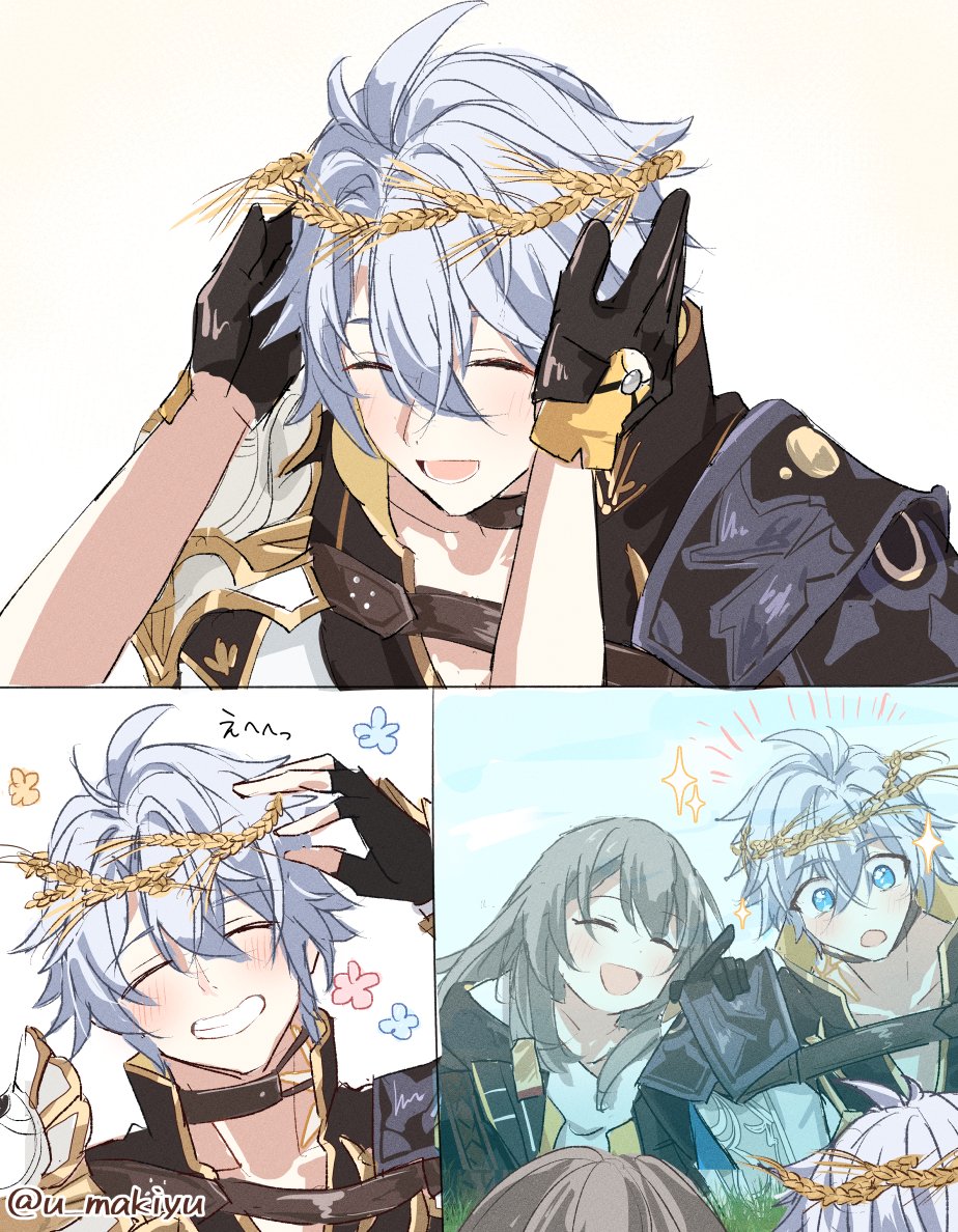 u_makiyu's tweet photo. 麦の穂の冠
#phaistelle https://t.co/BHl1WfVgty