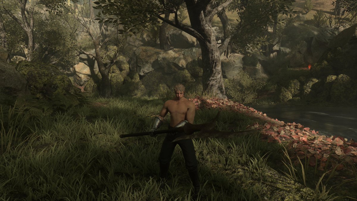 DS2LightingMod's tweet photo. DLSS-5(NR) Integration WIP in DS2. I am also using the excellent Faraam preset from Beubeu here. PT is enabled in both cases. NR is done pre-upscale. Costs around 4-5ms on RTX 5080 at 960p. Reinhard Tonemap(Basic)->DLSS - NR->InverseTonemap->DLSS-SR https://t.co/htYYQoyVSx