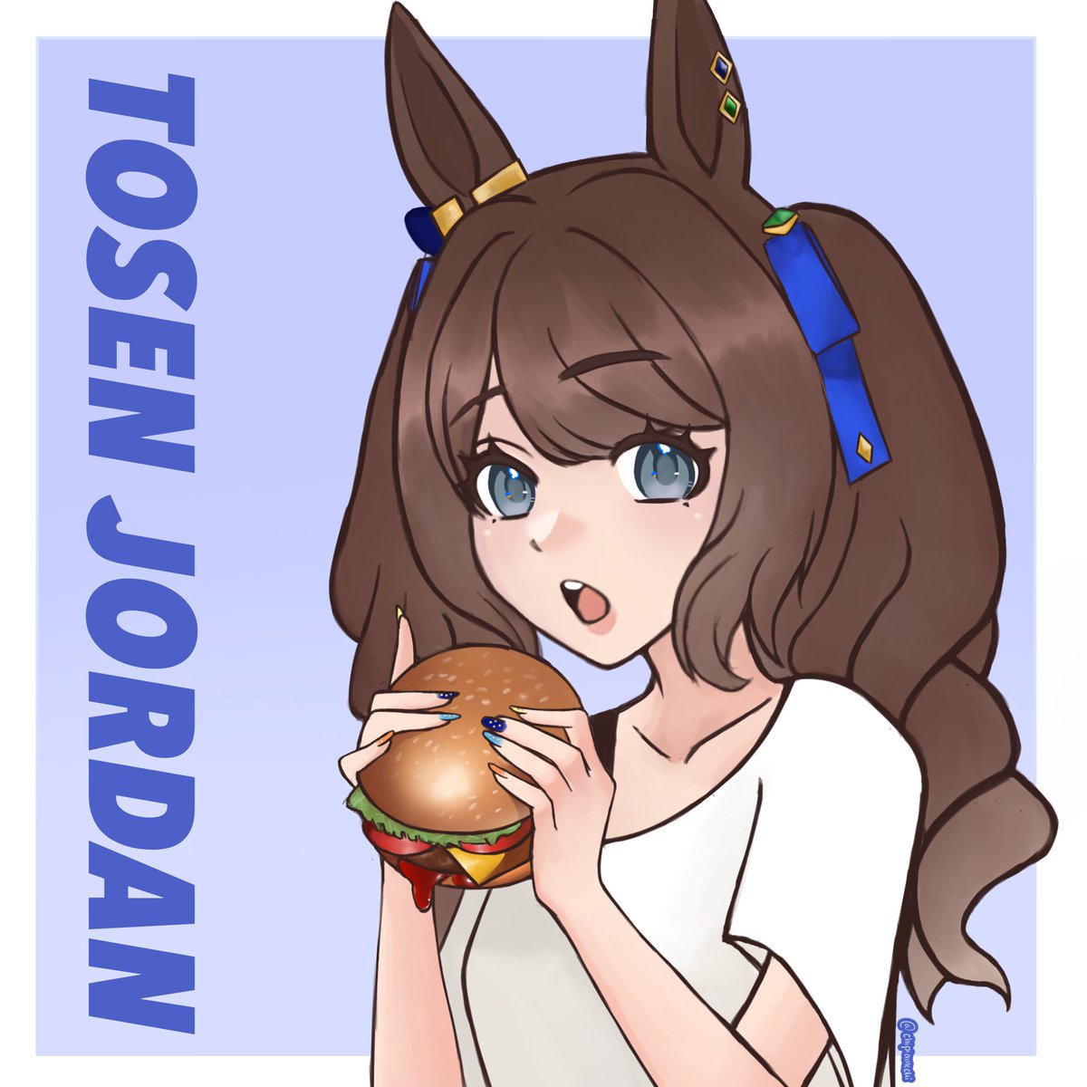 chipiamechi's tweet photo. artist recreates her own art because she is a self-obsessed freak #umamusume #ウマ娘 https://t.co/H2m61wvMQh