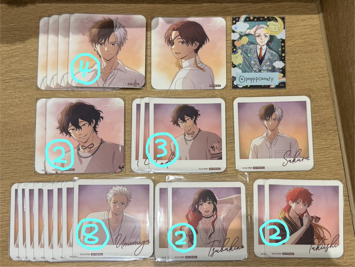 yang_11208's tweet photo. ☆交換☆
WIND BREAKER ウィンブレ sunset カフェ コースター 特典

譲:桜、蘇枋、梅宮、棪堂、焚石、☆椿野
求:梅宮 アップ

桜、蘇枋は☆含む交換
22時頃まで秋葉原手渡しのみ⭕️
後郵送切り替え

お気軽にお声掛けください🙇🏻‍♀️՞ https://t.co/I9UfWbhuGL