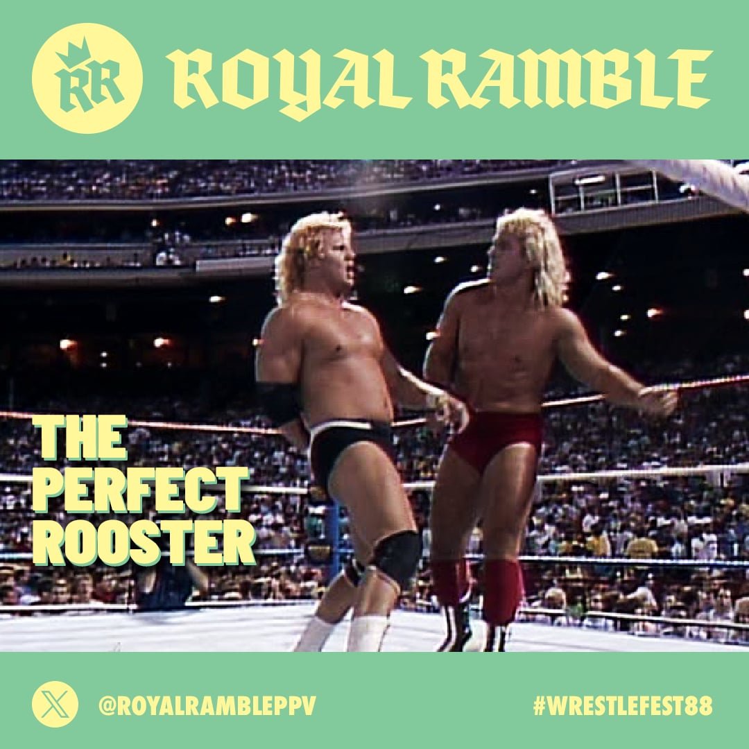 RoyalRamblePPV's tweet photo. There's action aplenty this arvo, the quality has not even aged. It's time for 88's Wrestlefest, featuring Andre and Hulk fully caged. https://t.co/csGi9Yvwh2 https://t.co/ByTSf03I5i