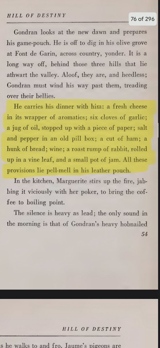 jjvincent's tweet photo. came across this description ages ago of a French peasant’s dinner and decided to recreate it on a walk yesterday https://t.co/RXazyJfaA2