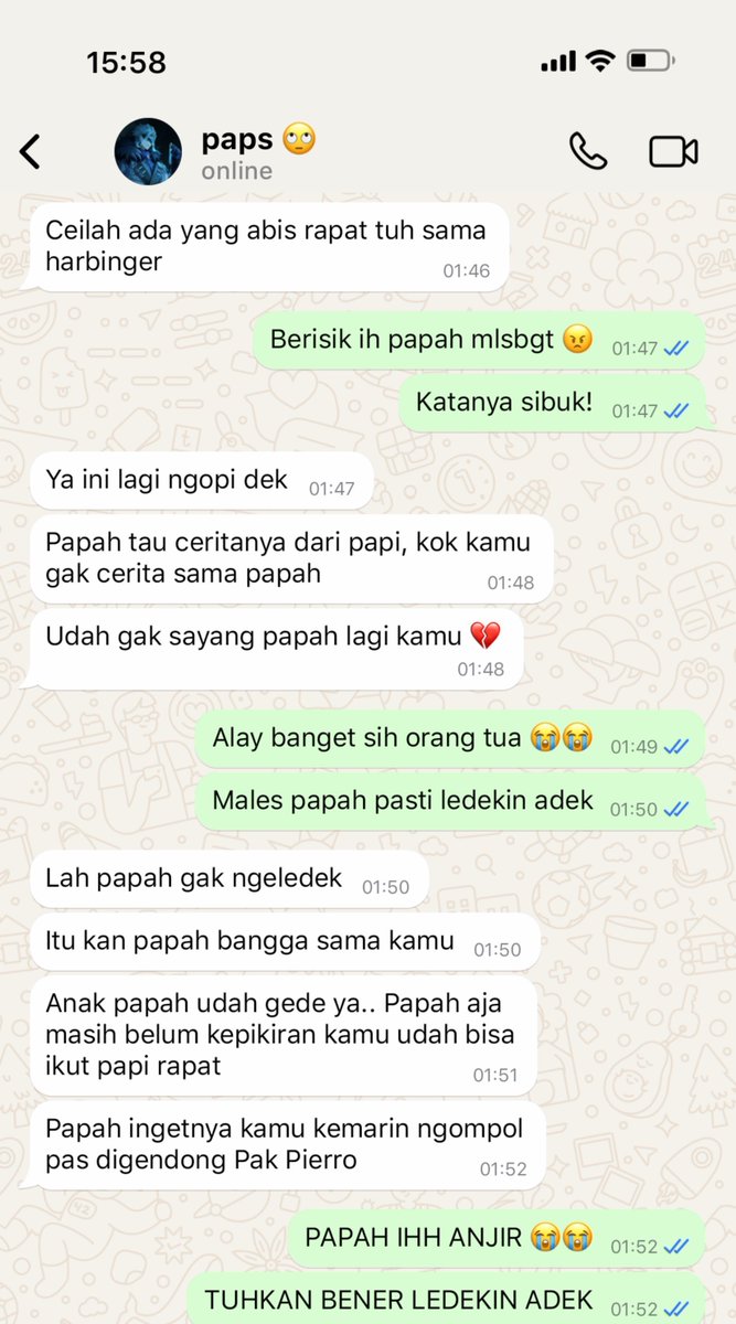morpholove's tweet photo. Balik lagi ke POV adik bontot kita sekarang sama papahnya. https://t.co/aGYUvKgakV