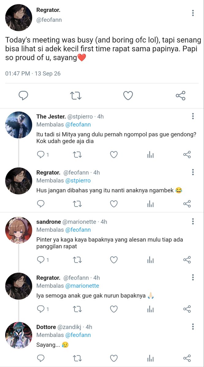 babufess's tweet photo. // bxb , dottolone , dottore x pantalone 

hi guys sender bawa ficbabu dottolone with mitya (dan lohen) as anak mereka 🤩 adakah yang maw ditag lanjutannya? nanti dari pov mitya 

https://t.co/VYP29n4J7G