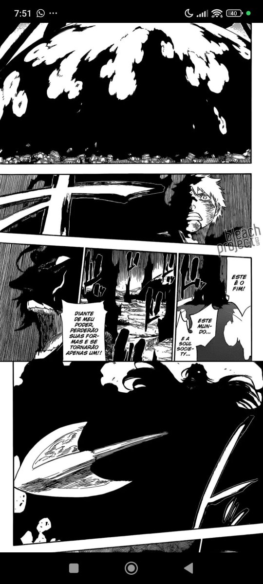 Matheusdows's tweet photo. @musoudairinin Na verdade são apenas 2 capítulos e 10 páginas a ser adaptado. E a luta no manga é concluída no 684, logo após o yhwach reviver após ser morto por Ichigo com ajuda de Aizen. https://t.co/V9PNru6Ezz