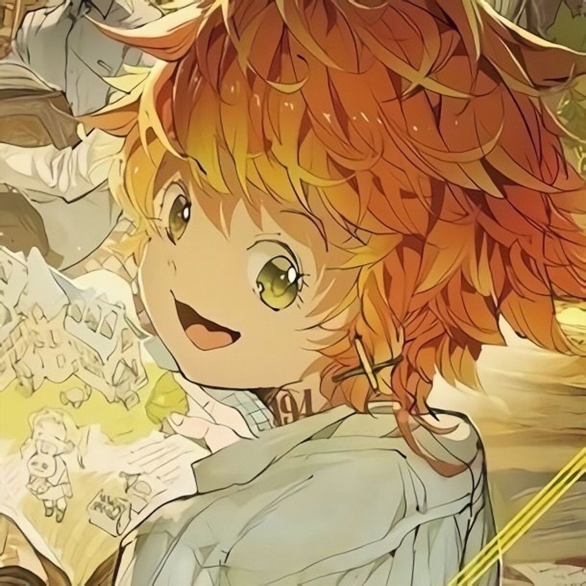 kait0lv's tweet photo. El mayor orgullo de mi vida desde los 13 años es Emma de the promised neverland. La única protagonista mujer de un shonen, teniendo una escritura impecable sin ser sexualizada ni tener como foco principal un hombre y ningún estereotipo <3 https://t.co/fQlloJjZGs