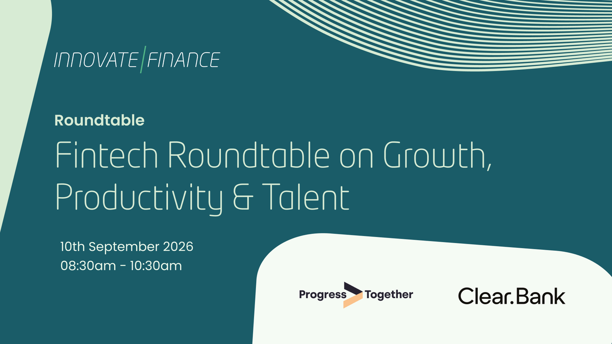 InnFin's tweet photo. Growth, productivity and talent aren't separate conversations in #FinTech.

Last week Innovate Finance roundtable - hosted by @clear_bank &amp; convened with @ProgressTogethr - explored how socio-economic inclusion drives all three.

🔗 Read the wrap up https://t.co/hLepNg7diS https://t.co/0XxpYrrEI3