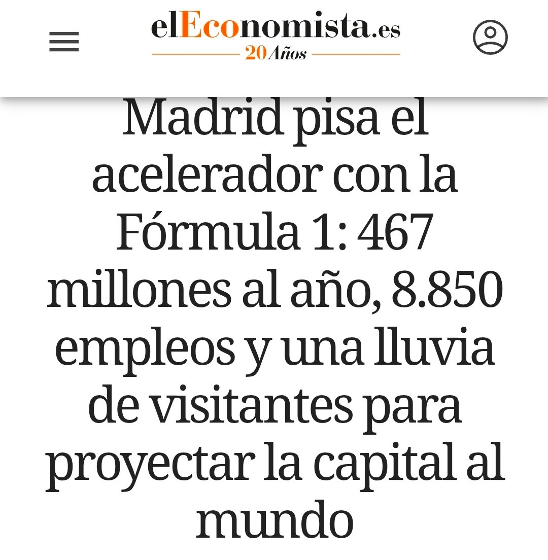 CapitnMalaspin1's tweet photo. @Rita_Maestre 476M€ al año durante los 10 siguientes. Inversión inicial ya recuperada con el evento del 26, y los 9a siguientes son beneficios puros.

La izquierda no entiende que lo público debe ayudar a movilizar la economía, porque repercutirá en más recaudación pública.

Sobráis aquí. https://t.co/ZfO1nSCzvJ