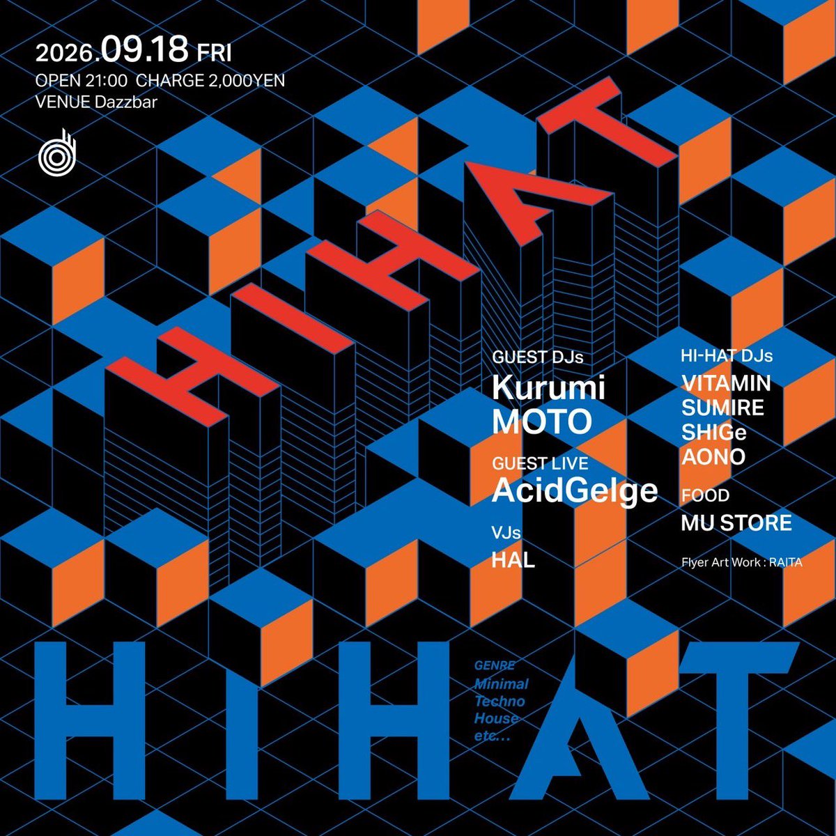 AONO_WTW's tweet photo. 今週9/18(金) 21時スタート

『Hi-hat』 @dazzbar (静岡)

『Lost&amp;find』 @Lost_and_Find プレパーティーのようなラインナップ🌳行ける人も行けない人もそれぞれの楽しみ方で是非🎶🍻 https://t.co/Zcm9EtImYQ