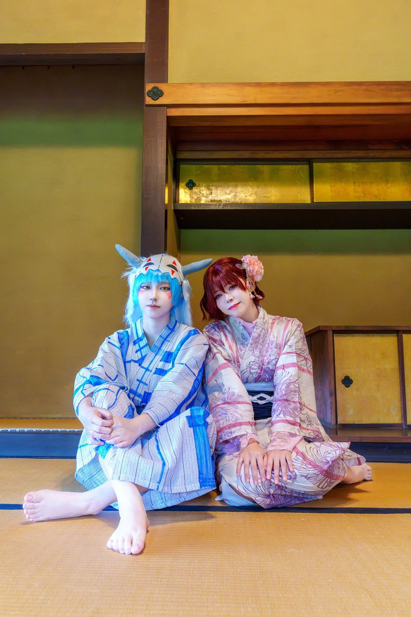 shapu_a's tweet photo. cos.暁のヨナ

浴衣ver. シンア×ヨナ

シンア￤@04momo_moti 
📸￤@Cecilia250402 
#セシリアフォト https://t.co/yikw3mUanG
