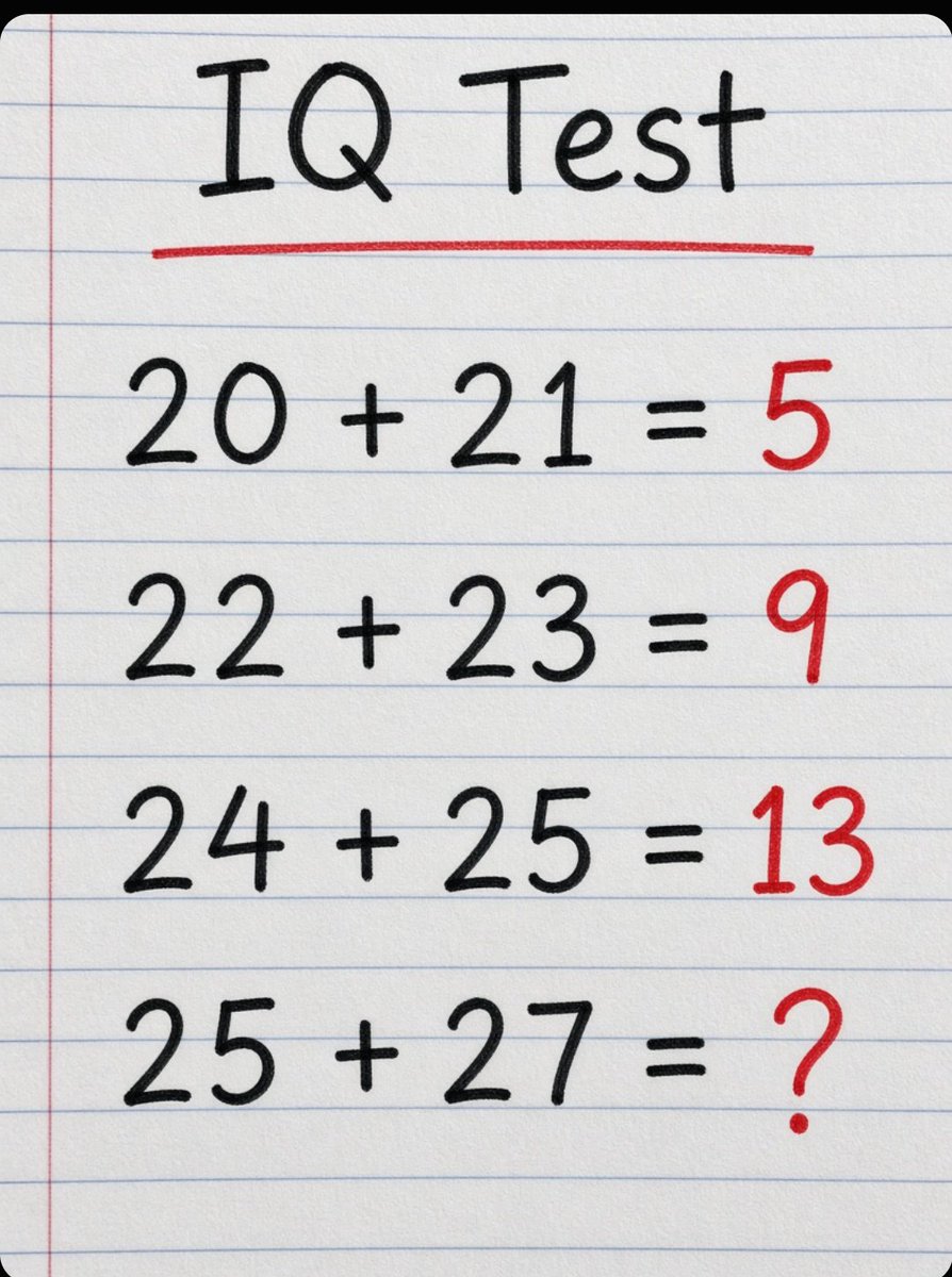 10mirbeyxx's tweet photo. bunu çözersen IQ seviyen ortalamanın üstündedir.

peki çözebilir misin? https://t.co/AvDQQEs7Rt