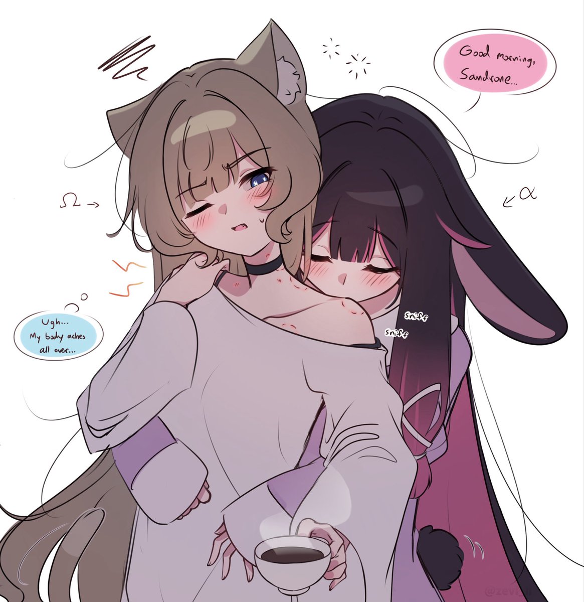 zevi_ii's tweet photo. 🐰🕊️ x 🐱⚙️ (+ABO)

#sandbina #columdrone #dovedoll https://t.co/TMSMcjwO6K