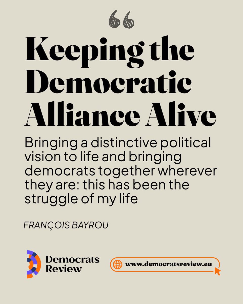 DemocratsReview's tweet photo. Democracy needs ideas, debate and the courage to bring people together.

🔗 Read more on https://t.co/3W5Ks966ZP https://t.co/68ApWCSEFG