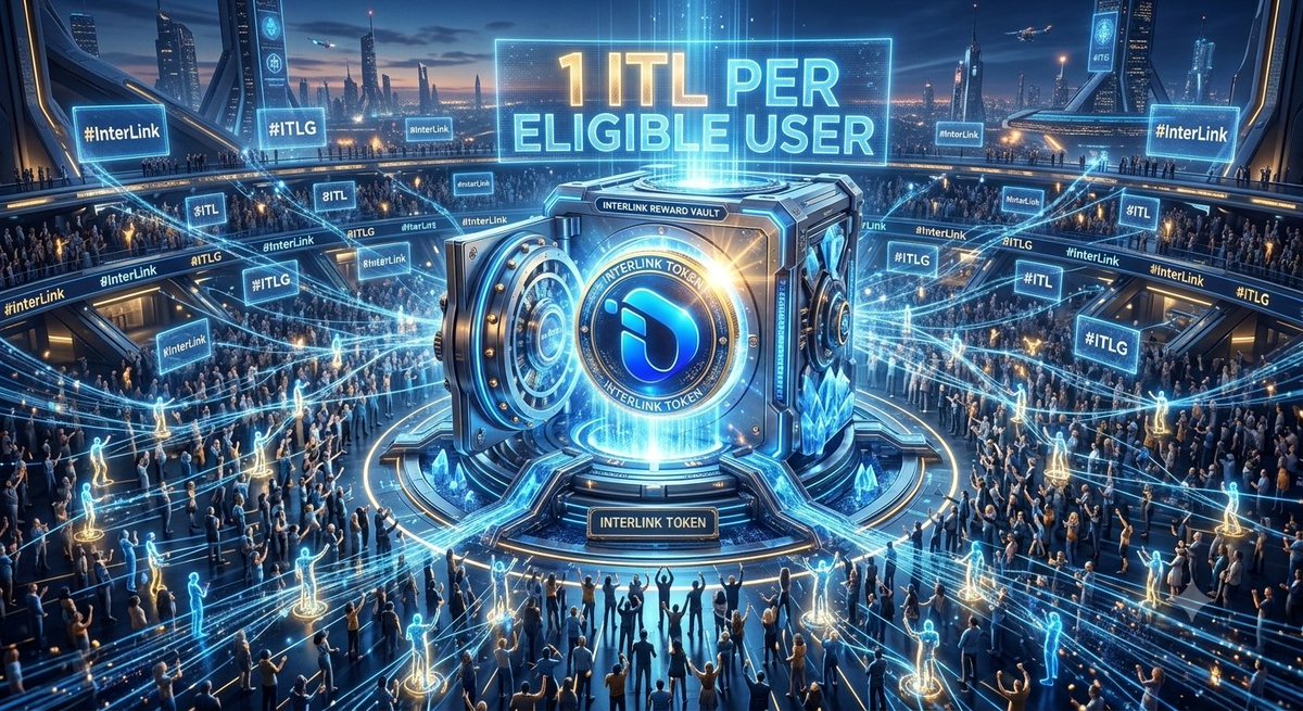 gowrich74's tweet photo. 2. 💎 1 ITL Reward A giant glowing $ITL token emerging from a futuristic digital reward vault, surrounded by millions of glowing human-node avatars symbolizing the First 10 Million Linkers, holographic text “1 ITL PER ELIGIBLE USER”, blockchain  #InterLink #ITLG #ITL. https://t.co/tZImJHQAnU