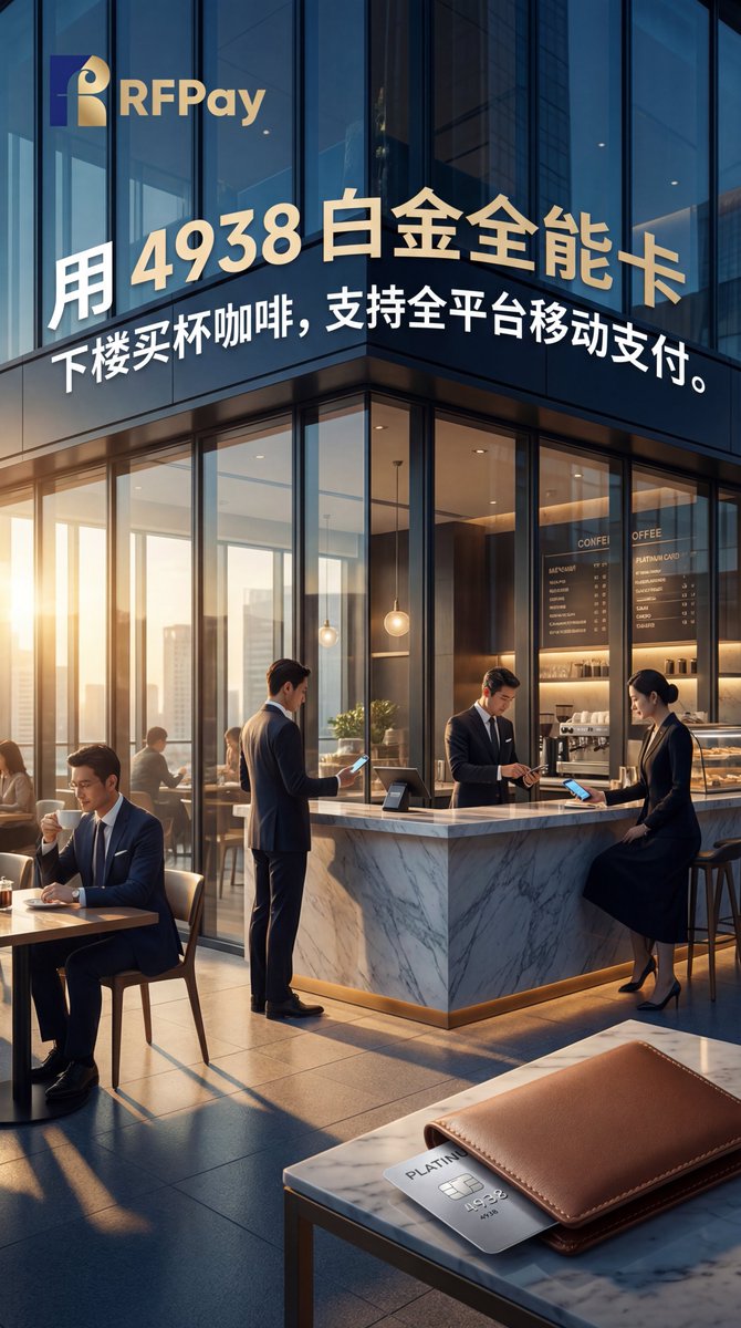 RFPay_Global's tweet photo. Your morning coffee, powered by digital assets. ☕️

With the RFPay 4938 All-Purpose Card, enjoy seamless everyday spending through Alipay, Apple Pay, Google Pay, or card payments worldwide.

From on-chain assets to real-life moments. 🌍

#RFPay #CryptoPayments #Web3‌‌ https://t.co/YsfVGy363U