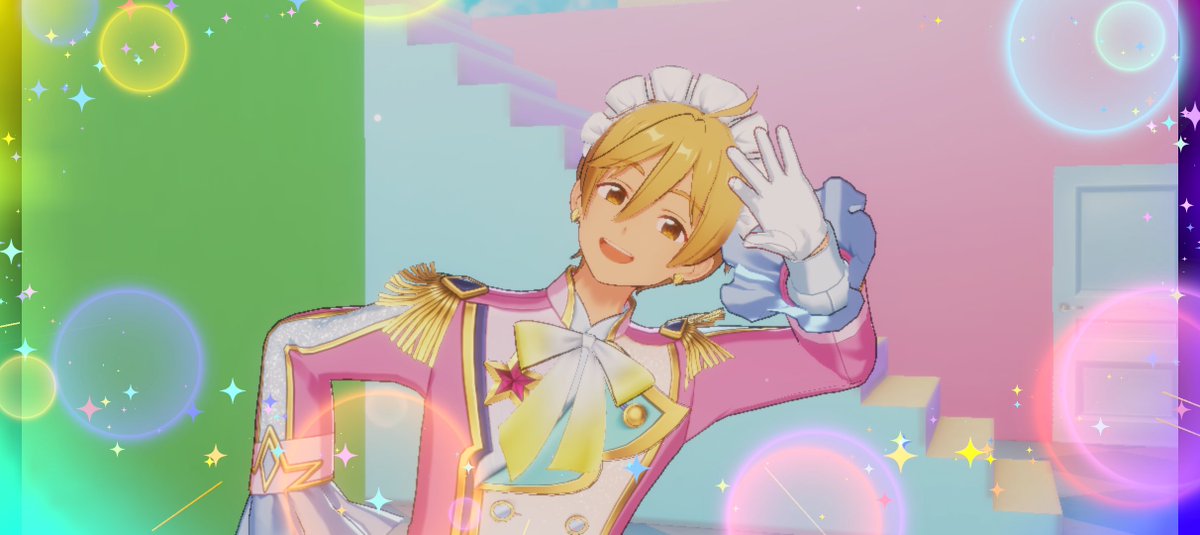Neon_clover722's tweet photo. あんスタのメイドさんキャンペーンびっくりで、ありがたすぎるし、推しの友也くんのメイド風衣装かわいすぎて私得で大満足です🥰💖
#あんスタ https://t.co/xOpDQZMUA3