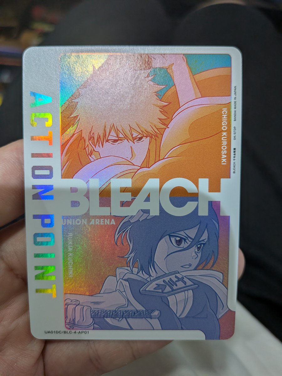 you_win__1's tweet photo. 一護のカード欲しくて買っちゃった！
APのカードが目当てだったんだけど一護のパラレルも引いてウキウキ https://t.co/MXSfU9qWuR