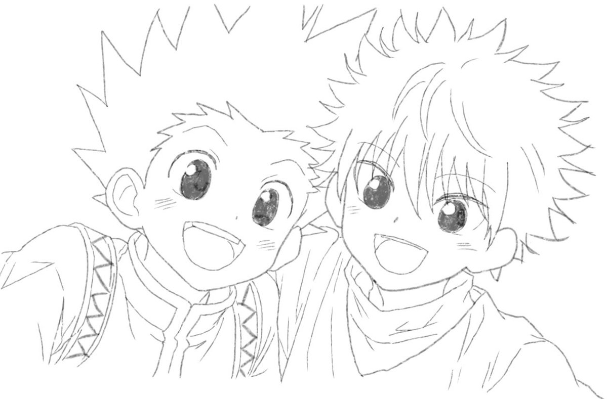 t29tamago's tweet photo. 📷✨とキルア×ゴン https://t.co/tZfInrlWQd